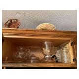 Glasses, mugs, cups and pitchers etc cupboards 'C'