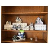 Various snowmen figurines