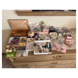 Assorted costume jewelry