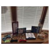 Men's and women's wristwatches and new monogrammed hankies