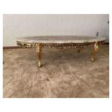 Mexico made marble coffee table 27 x 59 x 14H