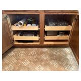 Highly collectable snack sets, kitchen paper supplies, cookie sheet, rivets  etc... 'H' cupboards