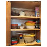 Tupperware and colored aluminum mini loaf pans w/lids