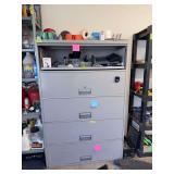 5 drawer lateral file cabinet NO CONTENTS