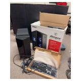 Aegis gaming desktop w MSI gaming keyboard and MSI mouse