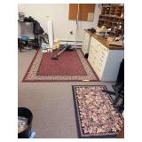 65 x 92 and 28 x 40 area rugs