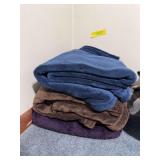 3 fleece blankies