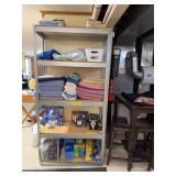 Metal shelf unit 14D x 36L x 72H NO CONTENTS