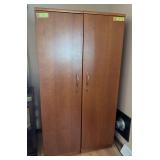 24D x 18L x 67H single door modern storage cabinet Two shown, YOU’RE ONLY BIDDING ON THE RIGHT ONE!