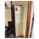 (2) 2 drawer locking filing cabinets