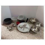 Camping flatware sets, pans, plates etc...
