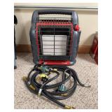 Mr Heater Big Buddy LP heater and gas hoses