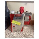 Coleman white gas and funnel