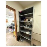 24D x 36L x 87H steel shelf unit w/ 6 shelves NO CONTENTS