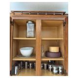 Stainless spice/seasoning containers, glass canister, tortilla warmer etc...