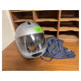 Schubert Large full face motorcycle helmet silver