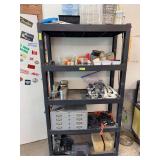 Poly shelf unit 18D x 40L x 72H NO CONTENTS