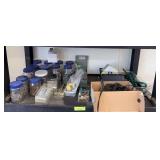 Nails, LED lights, cord and bungee cord