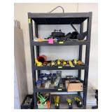 Plastic shelf unit 18D x 40L x 72H NO CONTENTS