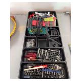 Trickle battery charger, drill driver bits and misc tools