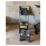 Two step stools and a stool for your paint can