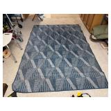 6 x 9 Ruggable area rug and Ruggable pad
