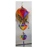 Drop cords, power strip, hanging light