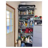 18D x 36L x 87H steel shelving unit NO CONTENTS