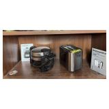Cuisinart waffle iron and Elite Gourmet digital toaster