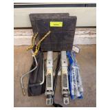 Camper leveling jacks, ground pads, 4 way wheel wrench etc...