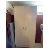 Double door steel storage cabinet 19D x 36L x 72H