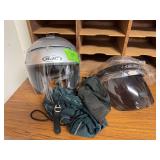 HJC XS motorcycle helmet silver