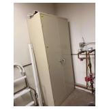 18D x 36L x 80H double door storage cabinet NO CONTENTS