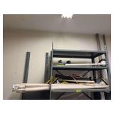 5 sunshade cloths and pvc holders w/ suction cup mountings possibly for a camper unit