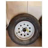 Transmaster trailer tire on 5 bolt rim ST175/80R13