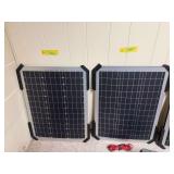 (2) 50W Inergy solar panels and cord