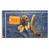 Mountain Lion Head, Paws, and Tail, frozen	Pelt Tag 26529