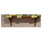 Approx 28” long wall shelf NO CONTENTS!!