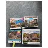 Four boxes puzzles
