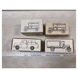 4 Die-cast vehicles