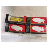 4 Die-cast vehicles