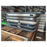 6’ heavy duty folding table Multiple shown You are only bidding on ONE Tables will be distributed on first come basis