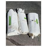 (3) 19’ x 6’ tent side tarps