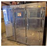 Pinnacle Cooler w 3 doors Model RI-76, Plugged in and turns on  Great for hanging meats! This may require dismantling to remove