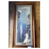 “Faith” Patrick Lundquist Mountain goat print 21 x 44