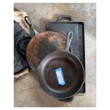 Cast-iron skillet & cast-iron griddles