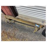 Brass decorative mantle piece