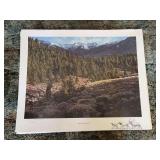 “The Parallel March” signed and numbered artist proof by Barbara Peets unframed 27 x 22