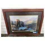 "Nomad of the North" Tom Mansanarez signed and numbered bear print 32 x 24