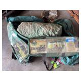 Square dome tent, and 11’ x 8’ dining canopy